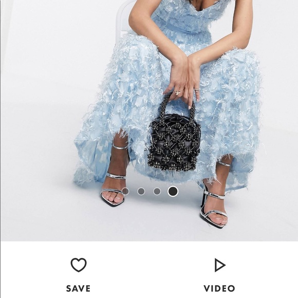 Midi dress from ASOS with 3D fabric - Picture 2 of 4